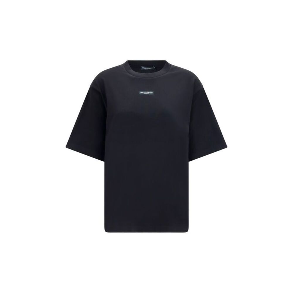 Dolce & Gabbana Black Cotton Women's T-Shirt